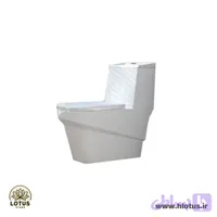 توالت فرنگی گلسار مدل یونیک 70 واش داون + شیر بیده