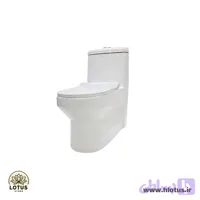 توالت فرنگی گلسار مدل وینر 76 واش داون توربو + شیر بیده
