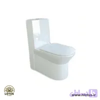 توالت فرنگی گلسار مدل رومنس 80 واش داون توربو + شیر بیده مخلوط