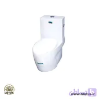 توالت فرنگی گلسار مدل وینر 76 واش داون توربو با طرح کلکته