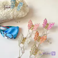کلیپس پروانه و شکوفه آویزدار