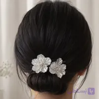 باندفر گل کریستالی سفید
