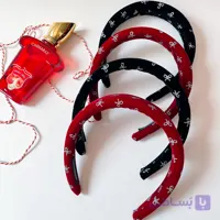 تل ابری مخمل طرح پاپیون HANMADE