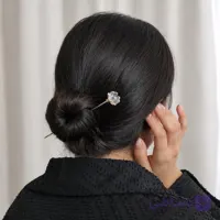 کانزاشی گل کریستال آبی