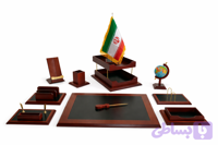 ست لوازم اداری رومیزی مدیریتی کد 200 مجموعه ۱۱ عددی