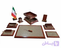 ست لیزری قهوه‌ای خاتم ۱۰ عددی