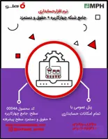 نرم افزار حسابداری هلو سطح جامع شبکه چهار کاربره + نرم افزار حقوق و دستمزد – کد 00044