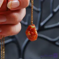 گردنبند اوپال آتشین اتیوپی 4.02گرم