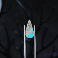 نگین فیروزه نیشابور رگه طلایی 1.26گرم