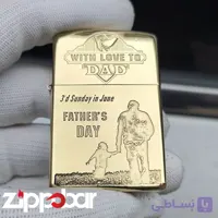 فندک بنزینی زورو طرح پدر zorro Father Design