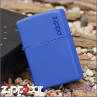 فندک زیپو اصل آبی مات کد 229 لوگو Zippo 229Zl Blue Matte
