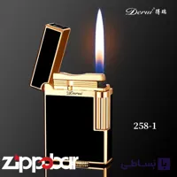 فندک گازی دروی بغل زن | Derui Gas Lighter Side Ign
