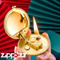 فندک بنزینی دست ساز آینه ای Plaza Kerosene Lighter