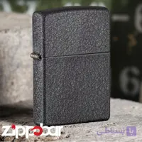 فندک زیپو اصل کد 236 بدنه آسفالتی | Zippo 236 Black Crackle