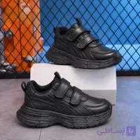 کتونی طبی وارداتی تک رنگ دو چسب از برند kids بچگانه 9833