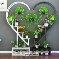 استند گل قلبی باکس دار دو تکه