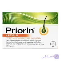 پریورین PRIORIN تقویت مو و کاهش ریزش مو 120 عددی آلمانی