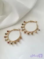 گوشواره آویز ستاره رنگی ژوپینگ