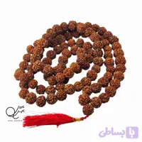 تسبیح رودراکشا اصل نپال ۱۰۸ دانه سایز ۲۰