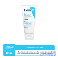 کرم رفع ترک پا سراوی مدل Renewing SA سراوی CeraVe حجم 88میل CeraVe- SA Renewing Foot Cream 88ml