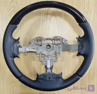 غربیلک فرمان چوب و چرم پیانویی (خودرو 207)