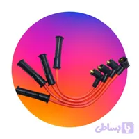 وایر شمع تقویتی نیسان یورو4 دو سر برنجی مقاومت صفر (کد JLBCQ)