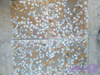 موزاییک 40*40 سنگ درشت لیمویی