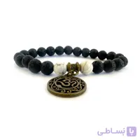 دستبند سنگ لاوا و هائولیت