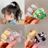 گیره گوجه ای آبشاری فانتزی دخترانه P994