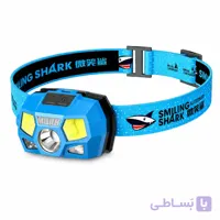 هد لایت اسمایلینگ شارک SMILING SHARK مدل K205 | سنسوردار، شارژی و ضد آب