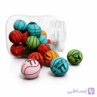 توپ شیطونک کوچک مدل توپ بسکتبال در 6 رنگ