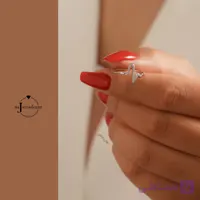 انگشتر نقره زنانه نبض عشق مدل ویتا عیار 925 کد 1940