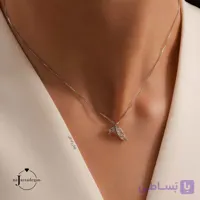 گردنبند نقره زنانه شاخه زیتون مدل اورلیف عیار 925 کد 1926