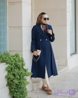 مانتو کتی بلند ژاکارد NIL