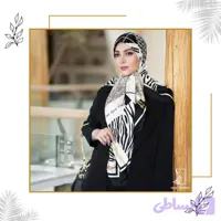 روسری ابریشم ژاکارد