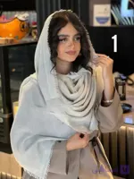 شال حصیری دورریش دلیسا تک رنگ شیک تابستانه‌