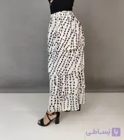 دامن طبقه ای نخی زنانه