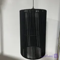 لوستر مکرومه مدل استوانه بلند