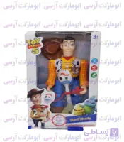ربات وودی بهمراه فیگور فورکی صدادار چراغ دار باتری خور