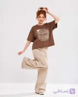 کراپ تک بچه گانه دخترانه ADELE FONT
