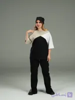 مدل آتریسا اسکراب و شلوار (رنگ مشکی)