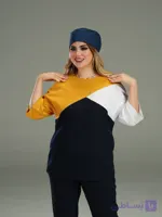 مدل آتریسا اسکراب و شلوار (سرمه ای تیره)