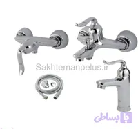 ست شیرآلات کسری مدل رابین کروم مجموعه ۴ عددی