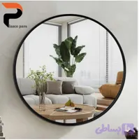 آینه گرد مشکی