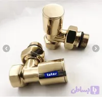 شیر حوله خشک کن گرد طلایی