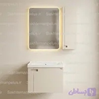 روشویی کابینتی ویوا مدل آرالیا ۵۰ با آینه بک لایت + تخفیف ویژه