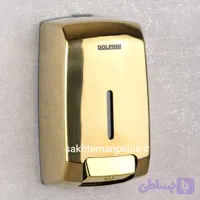 پمپ مایع دستشویی دلفین مدل Ama-1400 طلایی براق