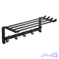 رخت آویز حمام تی بی کو مدل ثابت دیواری 50 سانت آلومینیومی
