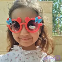 عینک آفتابی بچگانه یووی 400 فانتزی صورتی