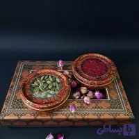 باکس زعفران هدیه ثنا لاکچری (مناسب هدیه)